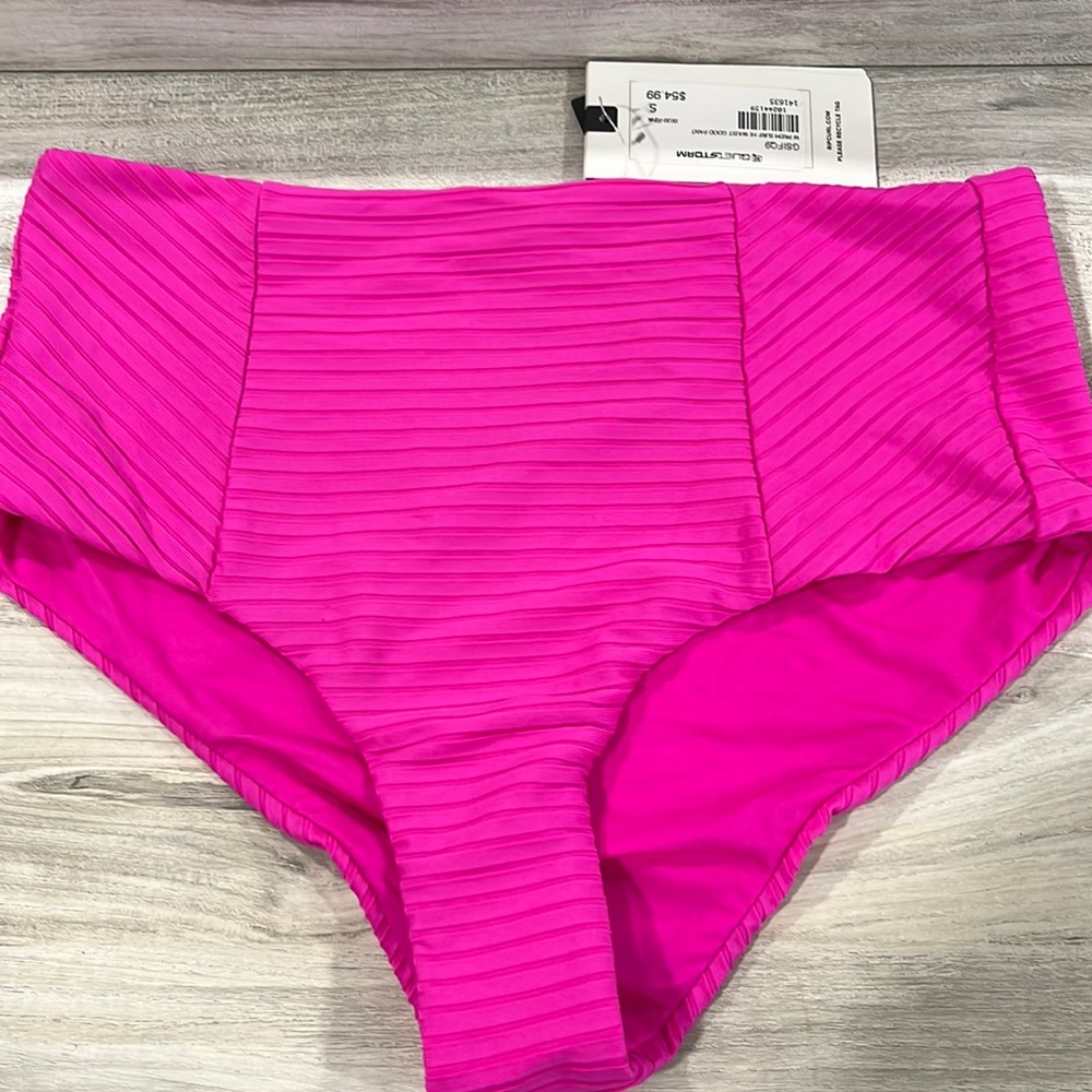 NEW-Quiet Storm Rip Curl high waisted bikini bottoms